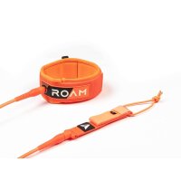 ROAM Surfboard Leash Premium 9.0 Knie Orange