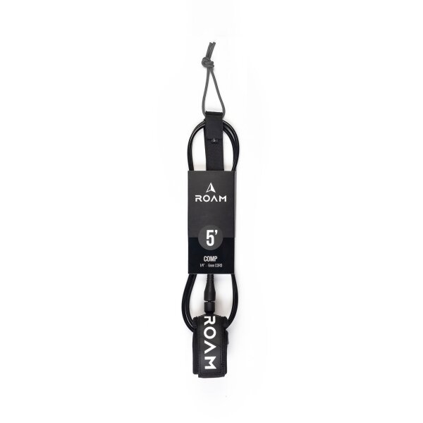 ROAM Surfboard Leash Comp 5.0 black