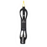 ROAM Surfboard Leash Big Wave 8.0  8mm Black