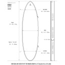 ROAM Boardbag Surfboard Coffin 6.3 Double Triple