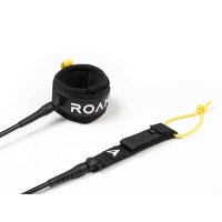 ROAM Surfboard Leash Big Wave 7.0  8mm Black