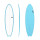 Surfboard TORQ Epoxy TET 6.6 Fish Blue Pinline