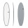 Surfboard TORQ Epoxy TET 7.2 Fish Grey Pinline