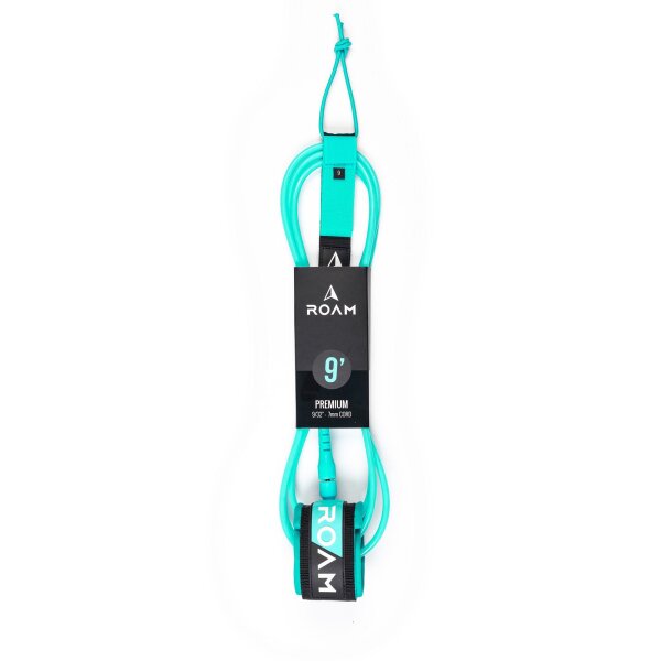 ROAM Surfboard Leash Premium 9.0 Grün