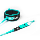 ROAM Surfboard Leash Premium 9.0 Knie 7mm Gr&uuml;n