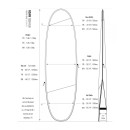 ROAM Boardbag Surfboard Tech Bag Funboard PLUS 7.6