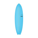 Surfboard TORQ Softboard 6.10 Fish blue