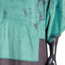 MADNESS Change Robe Poncho Unisize Teal Marble
