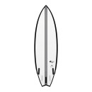 Surfboard TORQ TEC Go-Kart 6.4 Rail Schwarz